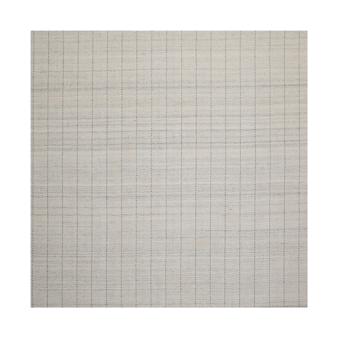 Multi Size Ivory  Gray Color Hand Loomed Flatweave Wool Contemporary Oriental Rug