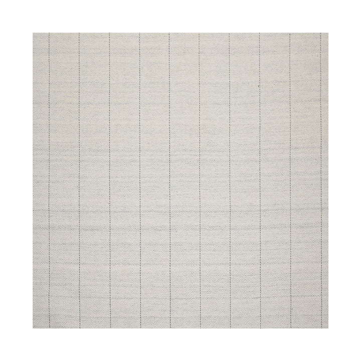 Multi Size Ivory  Gray Color Hand Loomed Flatweave Wool Modern Oriental Rug