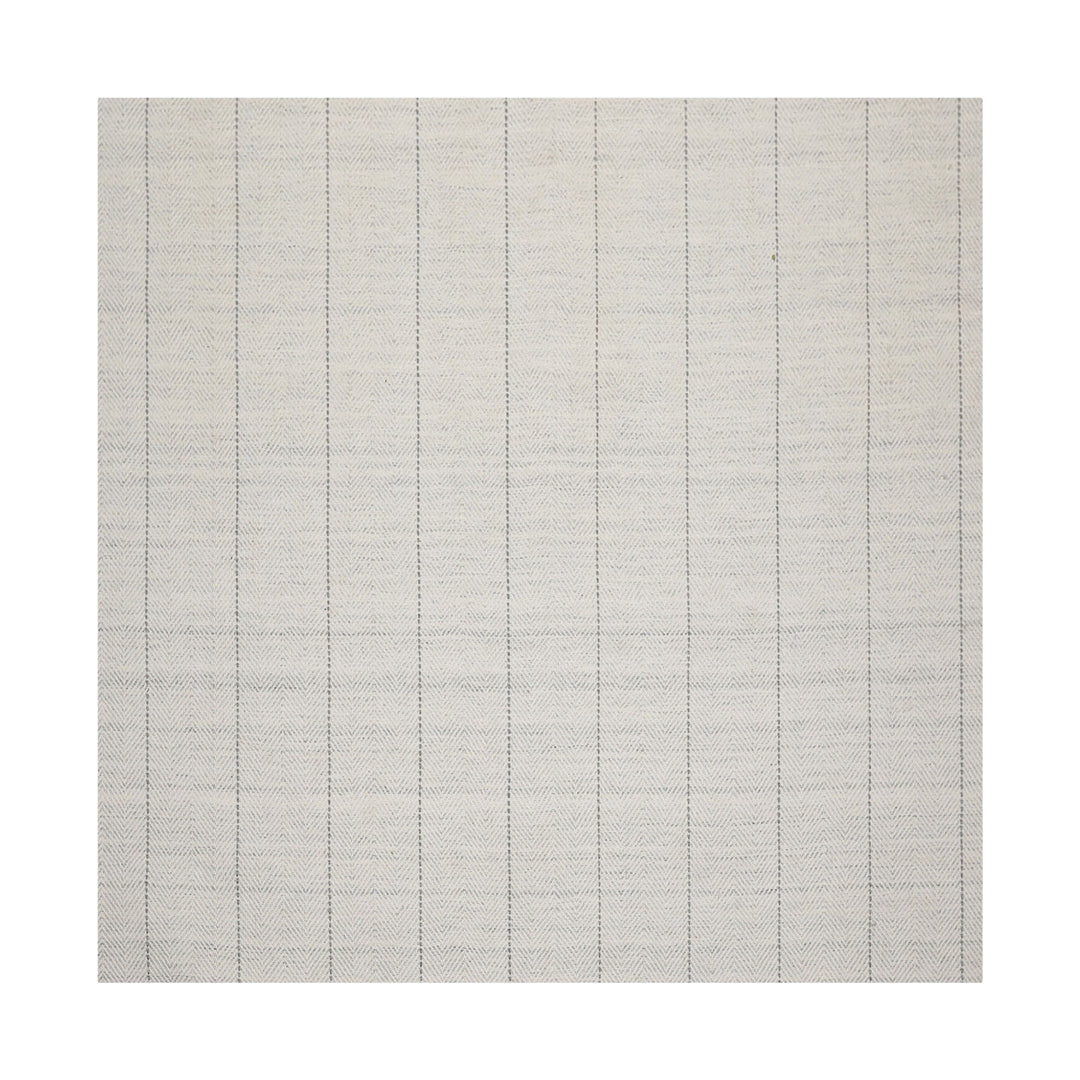 Multi Size Ivory  Gray Color Hand Loomed Flatweave Wool Modern Oriental Rug