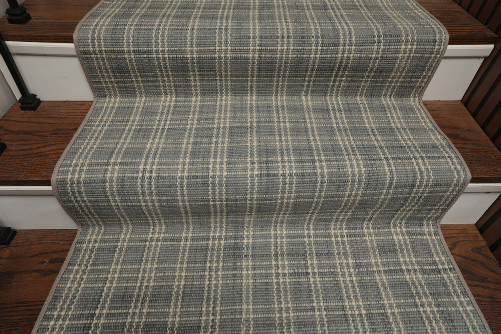 Multi Size Slate Ivory Color Hand Woven Flatweave Wool Modern Oriental Rug