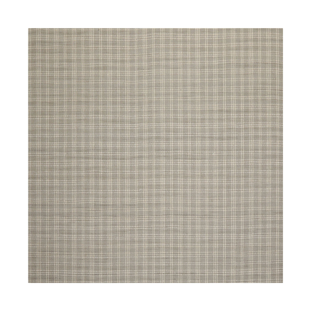 Multi Size Gray Ivory Color Hand Woven Flatweave Wool Modern Oriental Rug