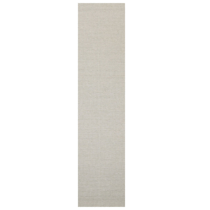 Multi Size White Sage Color Hand Loomed Flatweave Wool Modern Oriental Rug