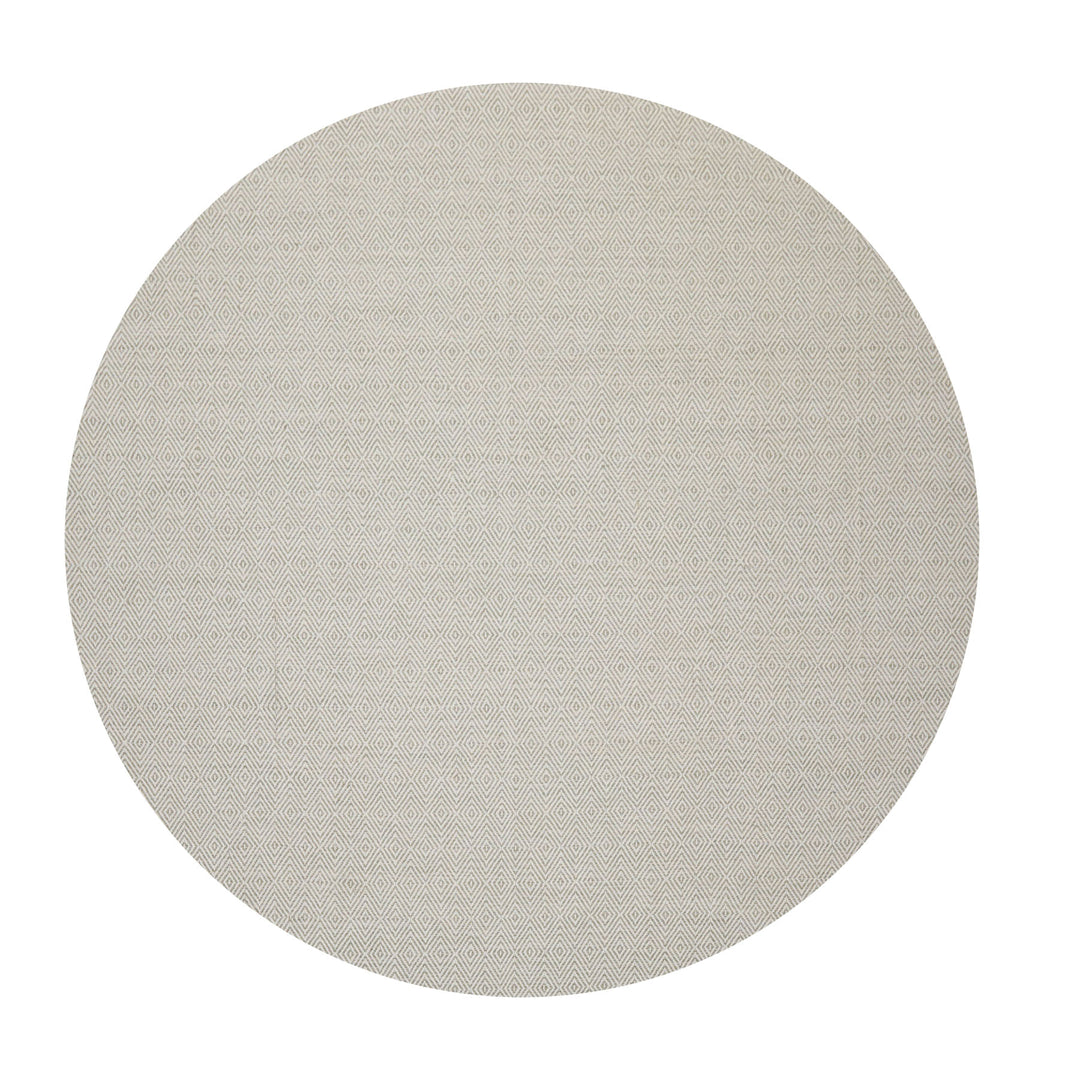 Multi Size White Sage Color Hand Loomed Flatweave Wool Modern Oriental Rug