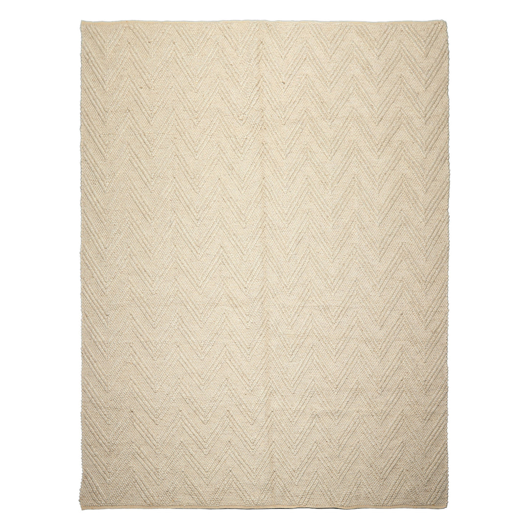 9x12 Tone on Tone Ivory, , Color Hand Knotted Tibetan Wool Modern & Contemporary Oriental Rug