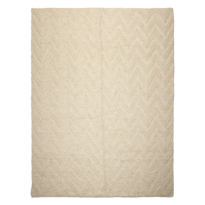 9x12 Tone on Tone Ivory, , Color Hand Knotted Tibetan Wool Modern & Contemporary Oriental Rug