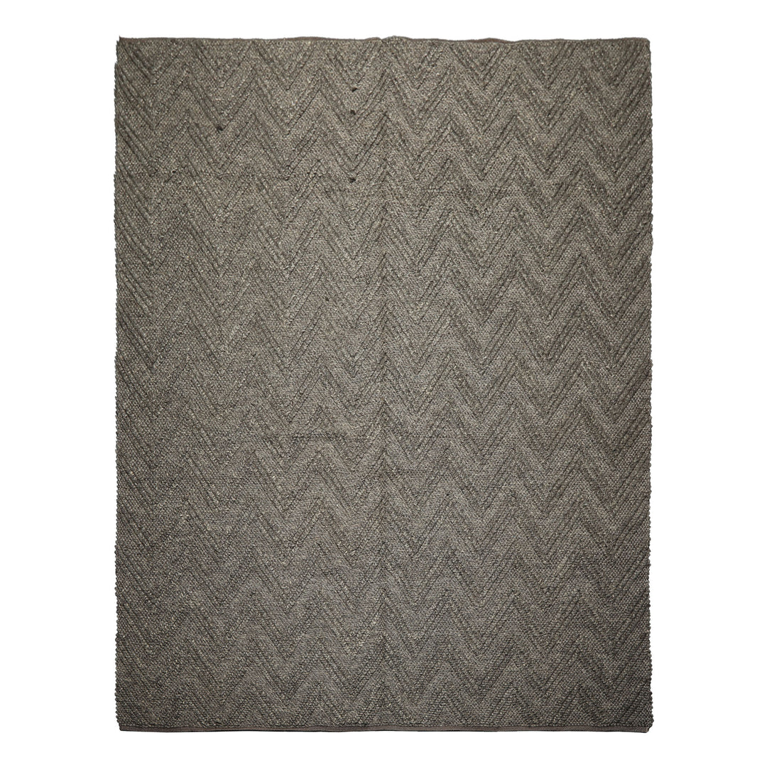 9x12 Tone on Tone Graphite, , Color Hand Knotted Tibetan Wool Modern & Contemporary Oriental Rug