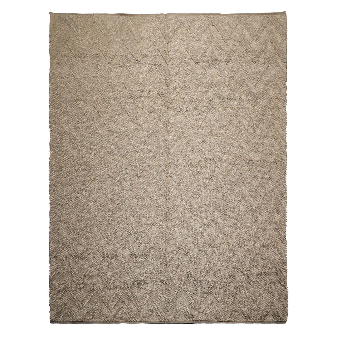 9x12 Tone on Tone Mocha, , Color Hand Knotted Tibetan Wool Modern & Contemporary Oriental Rug