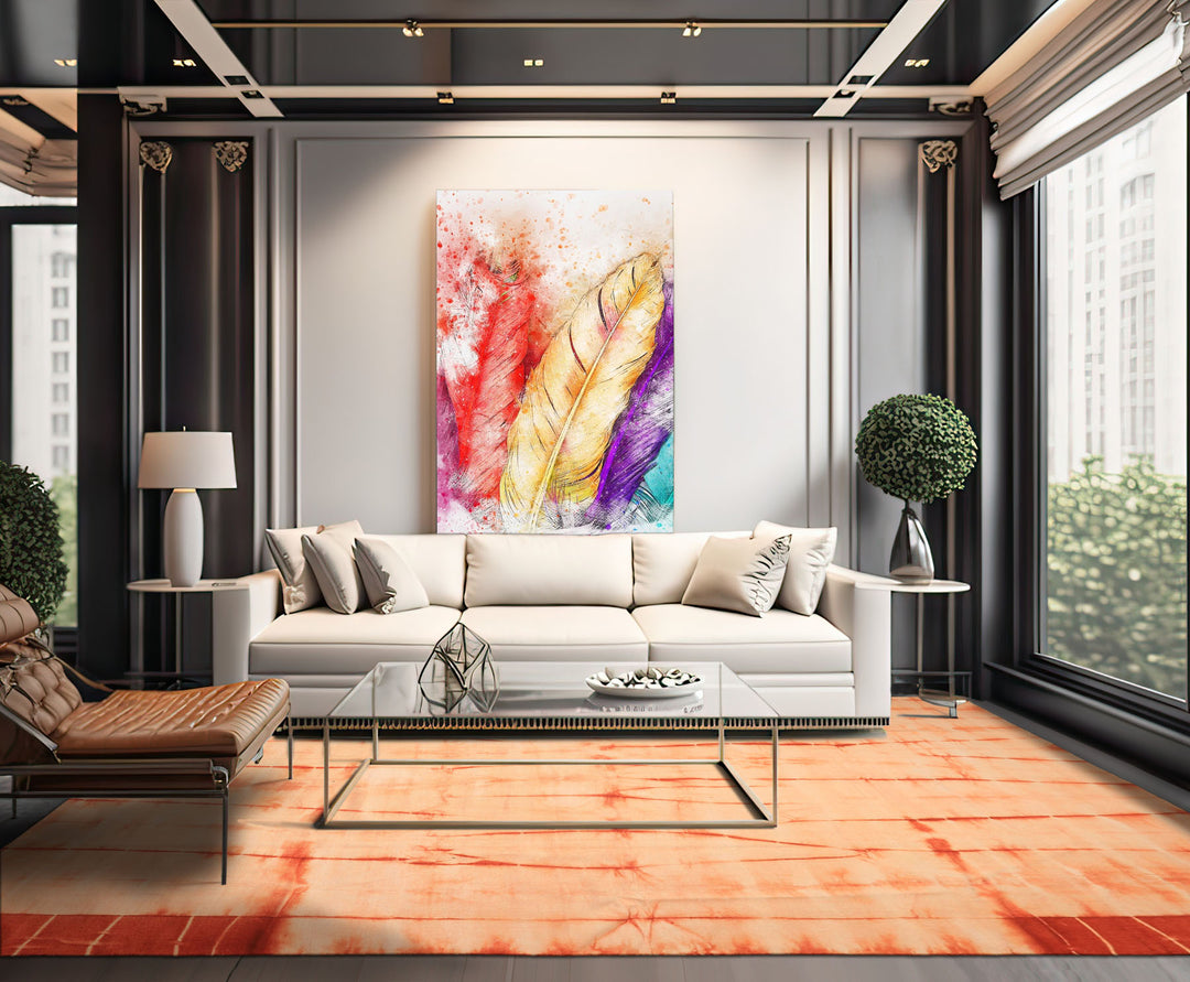 8x14 Ivory, Peach, Orange Color Hand Woven Kilim Wool Modern & Contemporary Oriental Rug