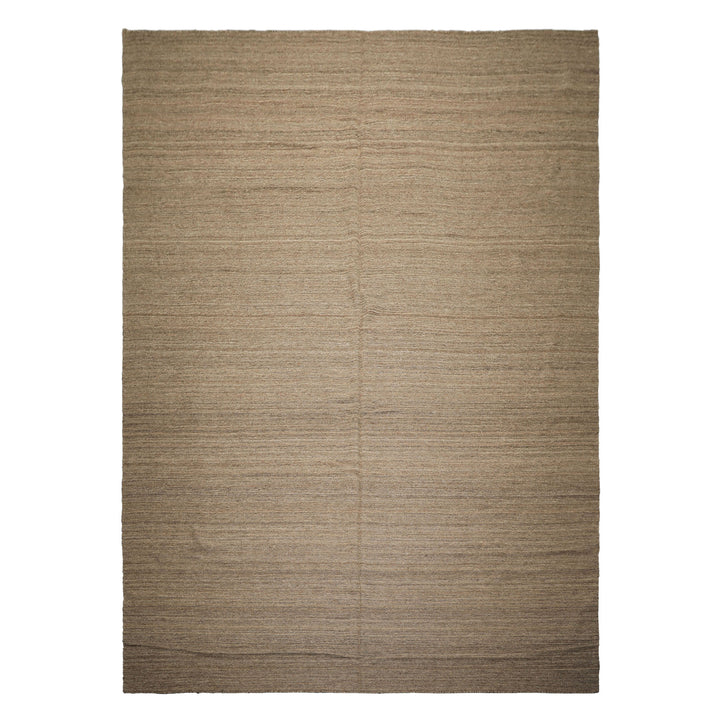 10x14 Taupe, , Color Hand Woven Kilim Wool Modern & Contemporary Oriental Rug