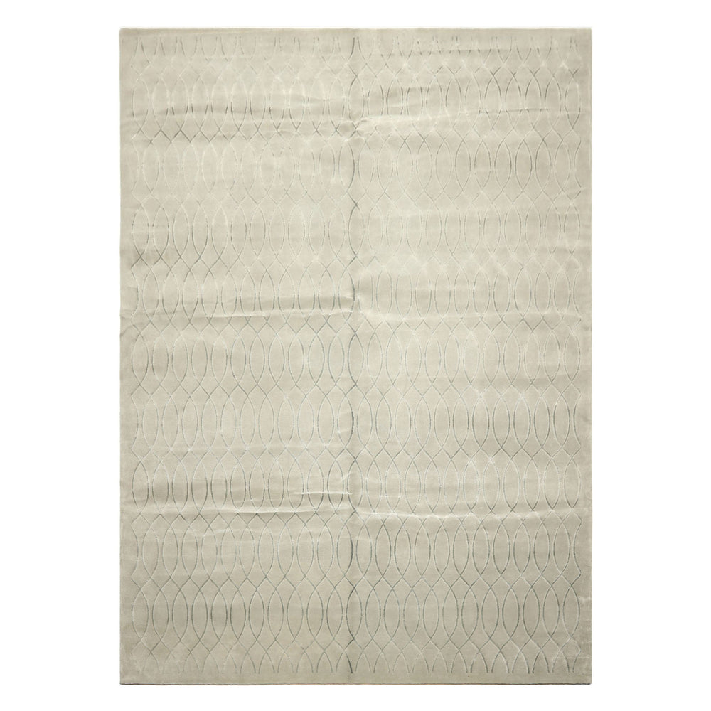 9x12 Tone on Tone Faded Seafoam, , Color Hand Knotted Tibetan Wool & Pure Silk Modern & Contemporay Oriental Rug